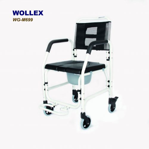 Wollex WG-M699 Banyo Sandalyesi Tekerlekli (Alüminyum)